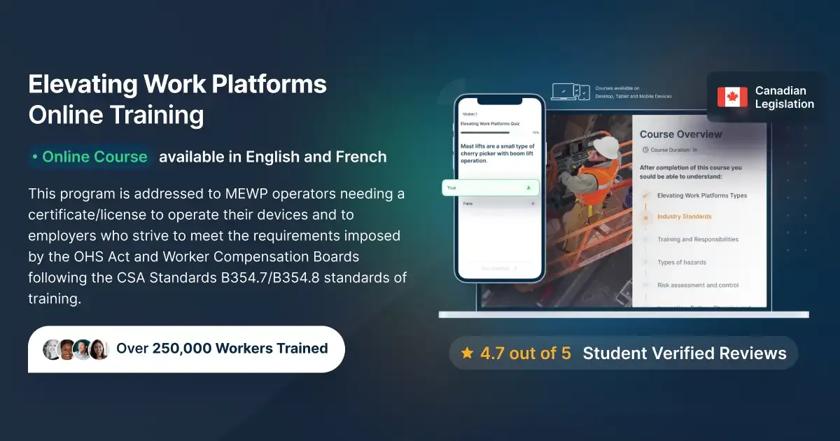 Elevating Work Platform Online Training Course and Certification