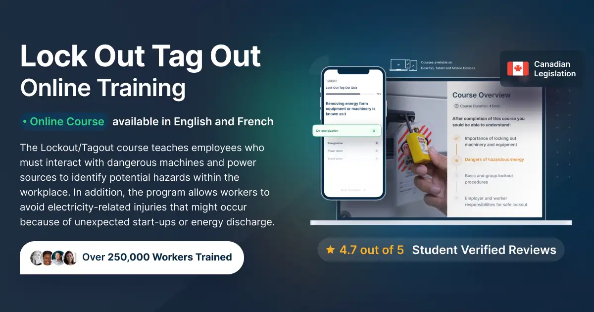 Lockout Tagout Online Training & Certification | eSafetyFirst